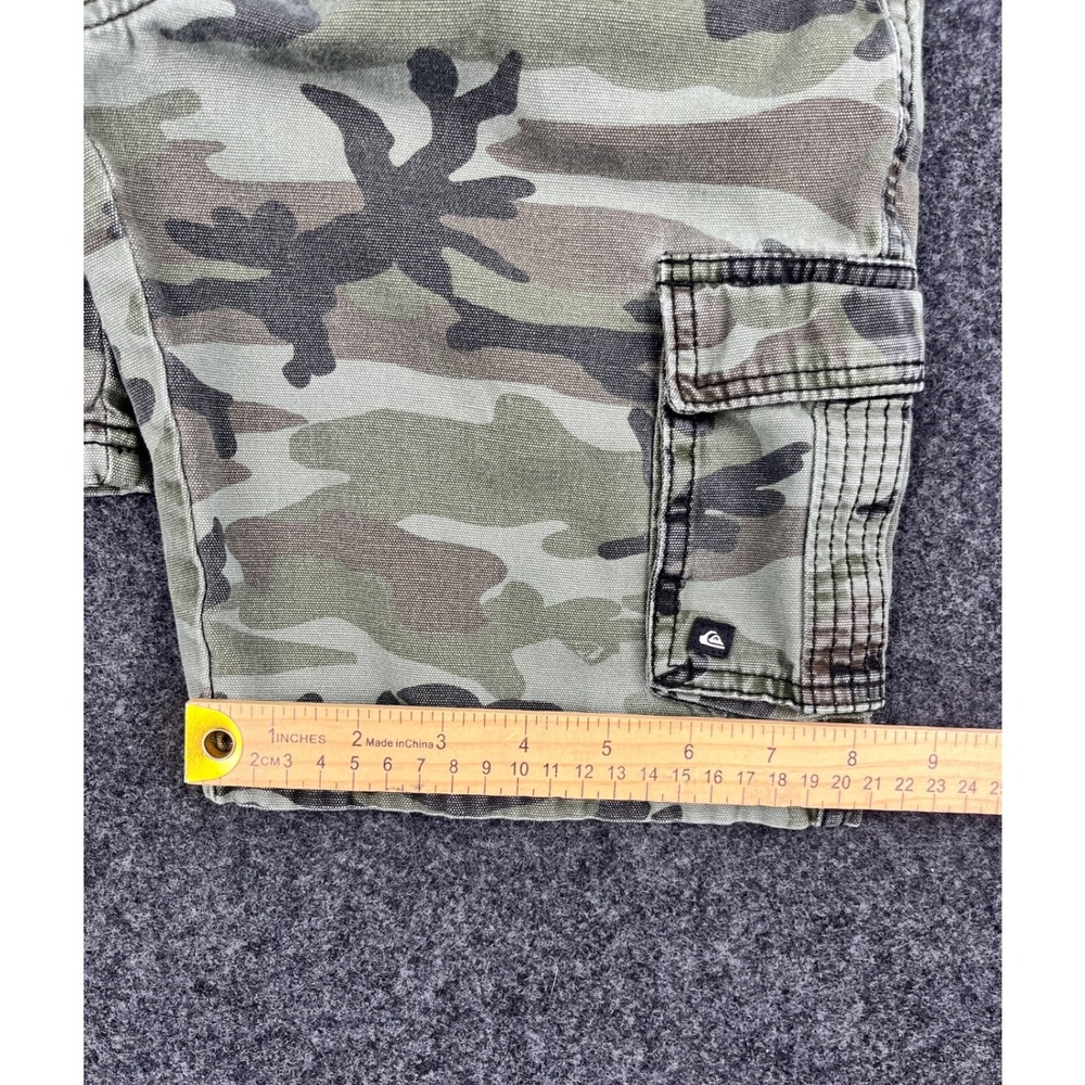 Quiksilver Boys Camo Cargo Shorts‎ Green Size 24 40AS5045-99 - Picture 8 of 10